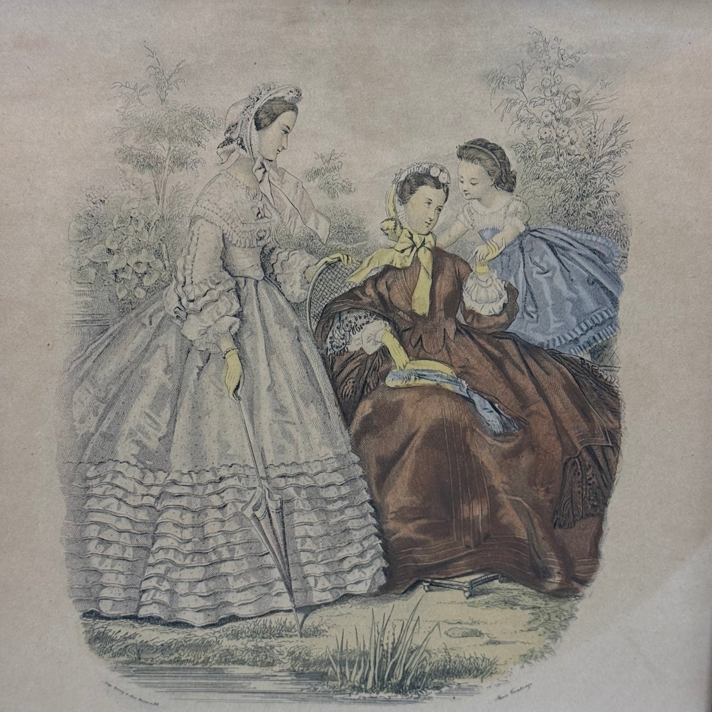 Le Follet & Le Moniteur de La Mode Framed Prints Set of 2