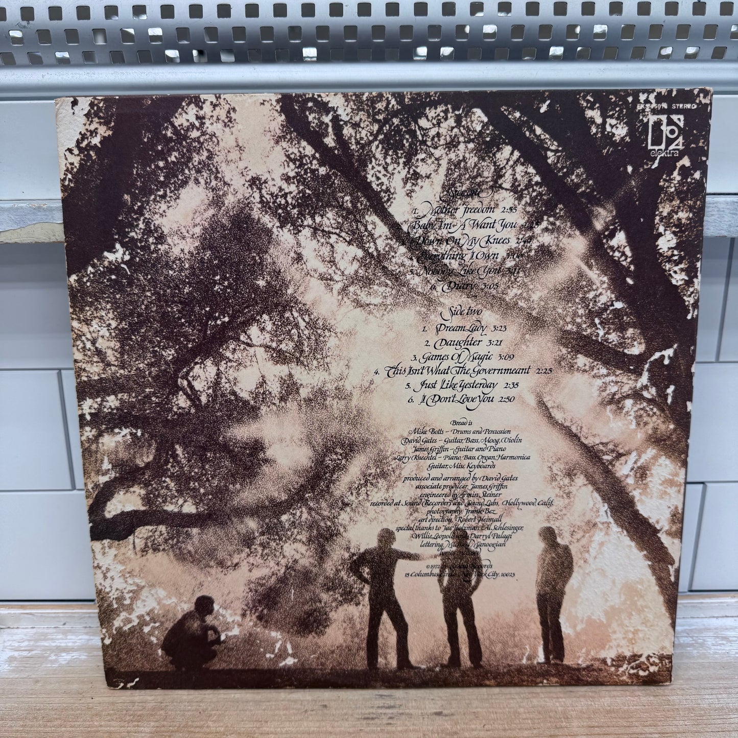 Bread Baby I’m-A Want You Vinyl Record 1972 LP
