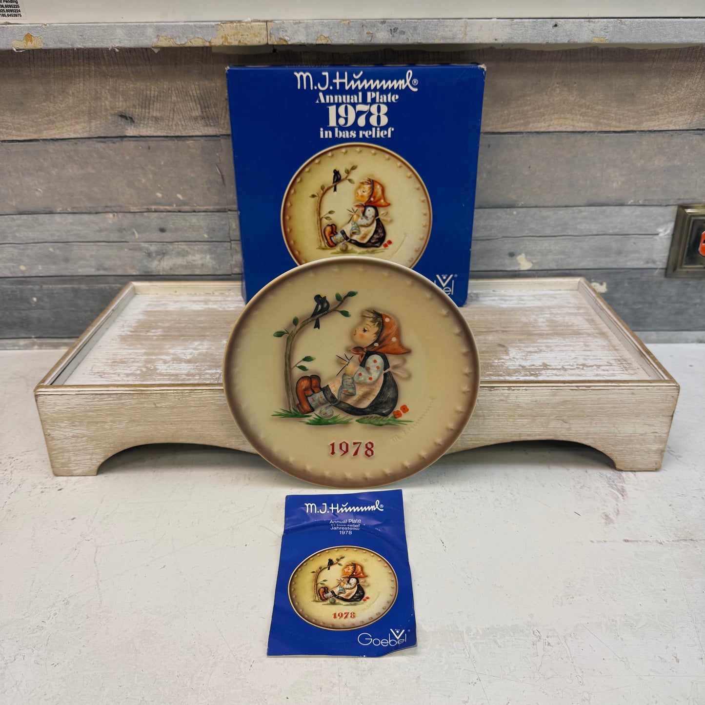 Goebel Hummel Happy Pastime Collector’s Plate in Box, 1978