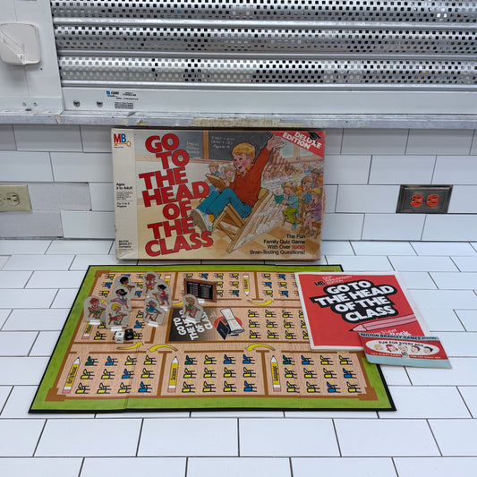 Milton Bradley Go to the Head of the Class Game 1986