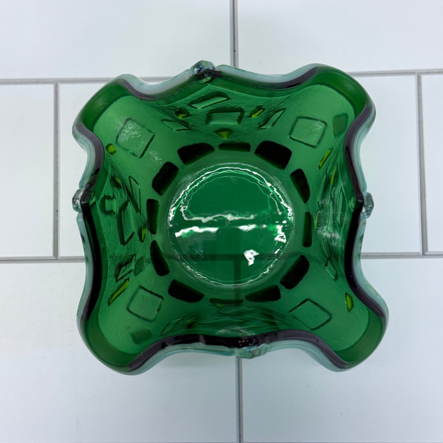 Murano Style Dish, Mosaic Glass