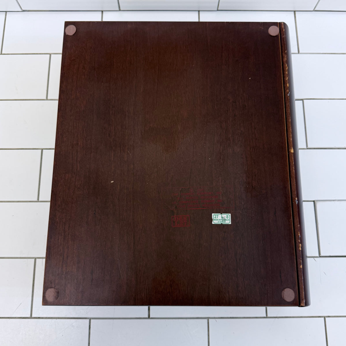 Bombay Company Wood Document Keepsake Box 1991