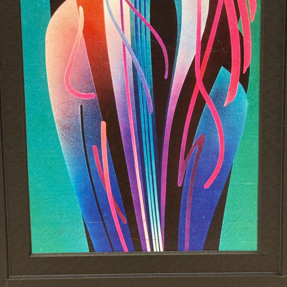 Dean S. Lauderdale Signed Numbered Abstract Art Prints Set of 2