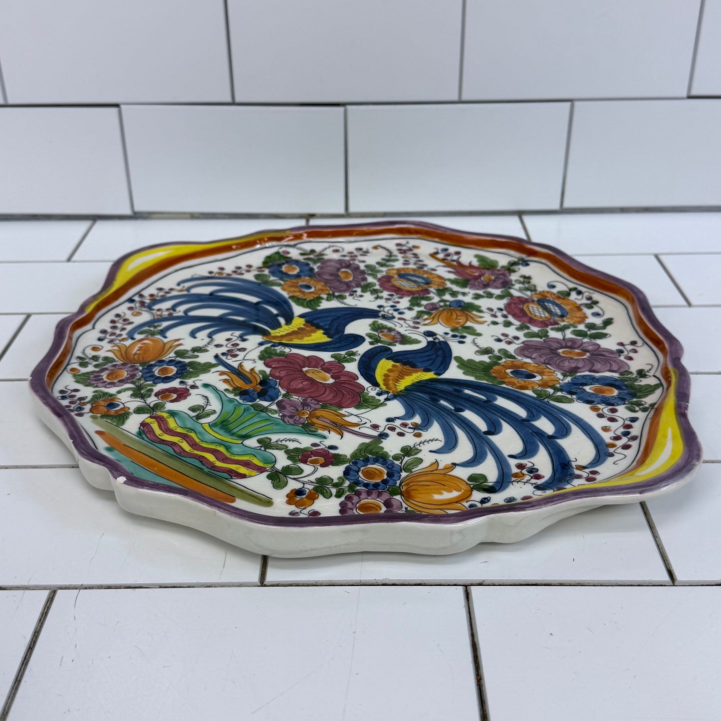 Skyros Greek Pottery Signed Hand Painted Tray Selection