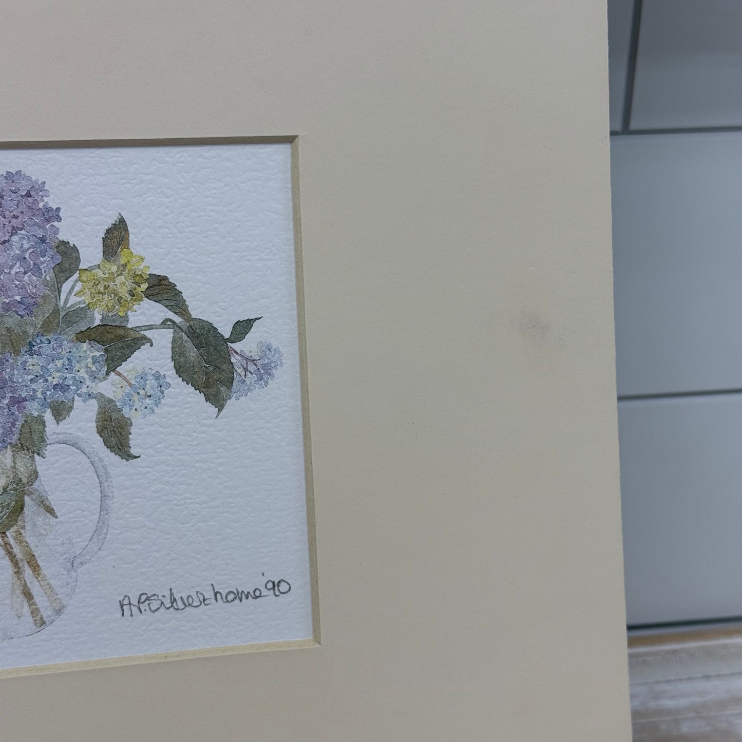 Penny Silverthorne Art Floral Watercolor Prints Set of 3 Signed 1988-92