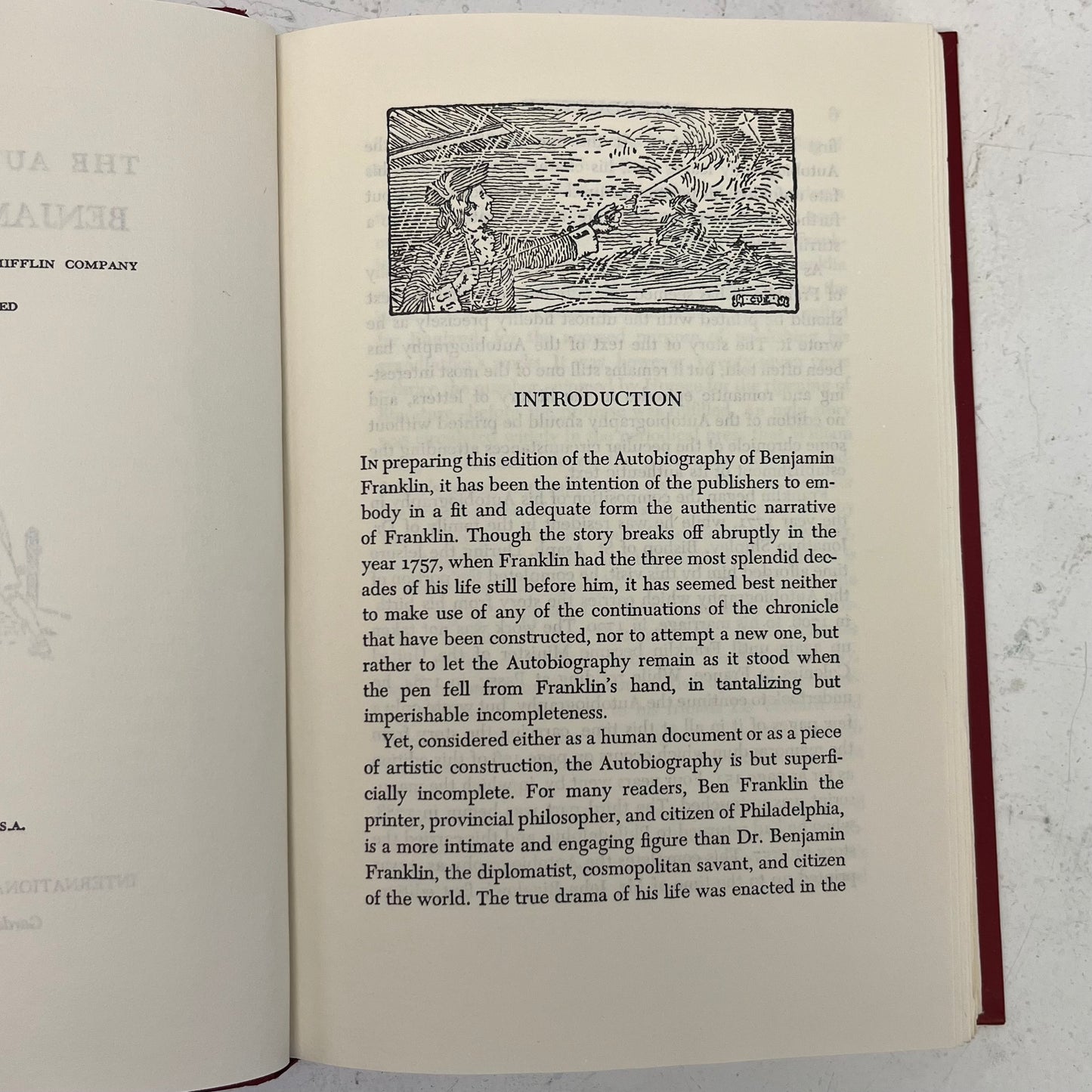 Autobiography of Benjamin Franklin, 1923