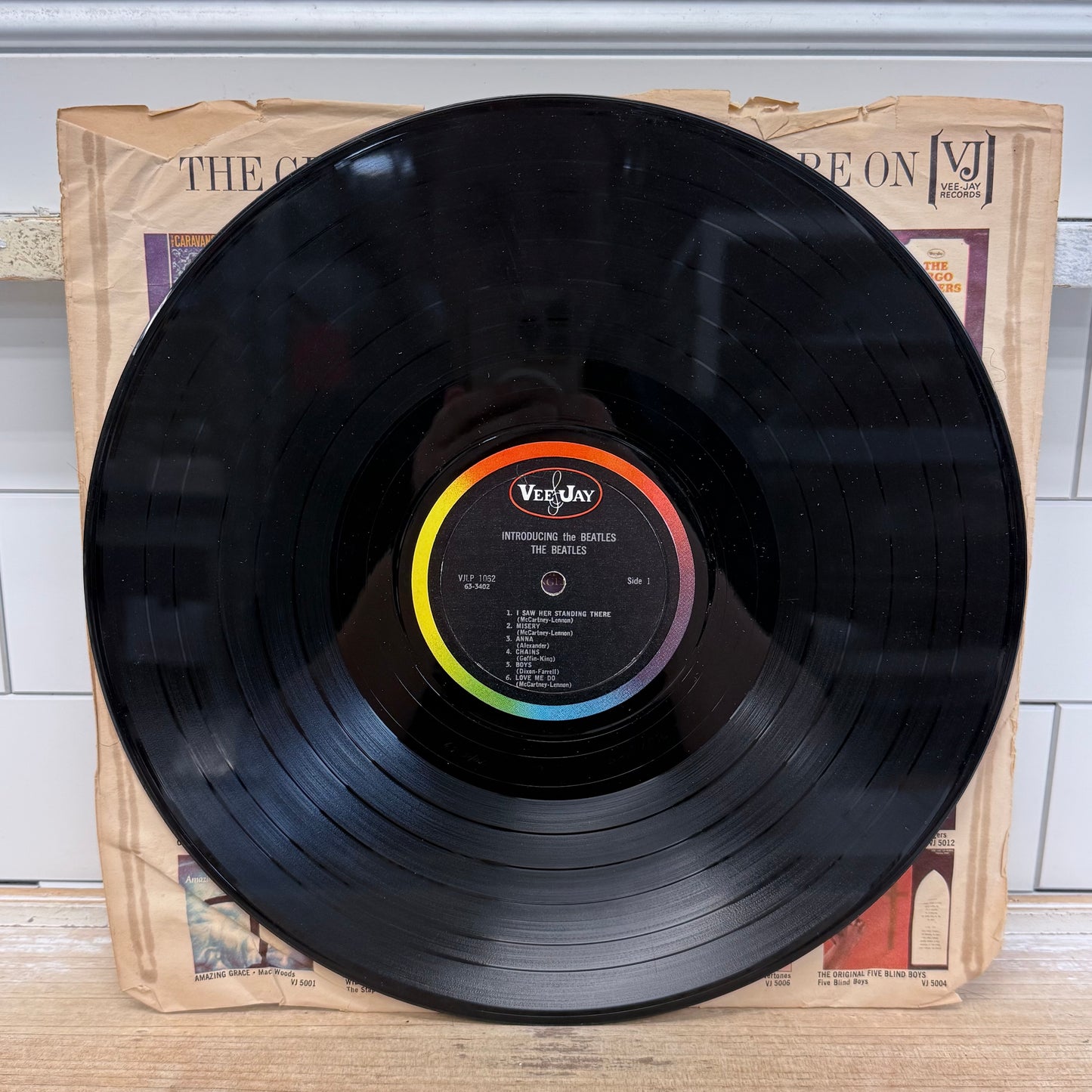 The Beatles Introducing the Beatles Vinyl Record LP 1964 #VJLP1062