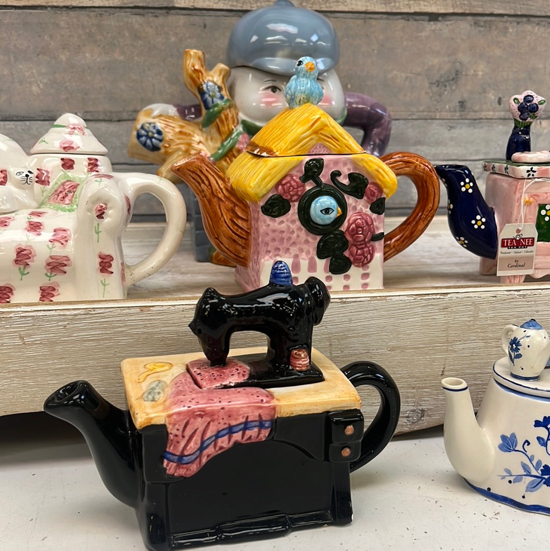 Vintage Tea-Nee, Feitx, etc. Whimsical Teapot Selection