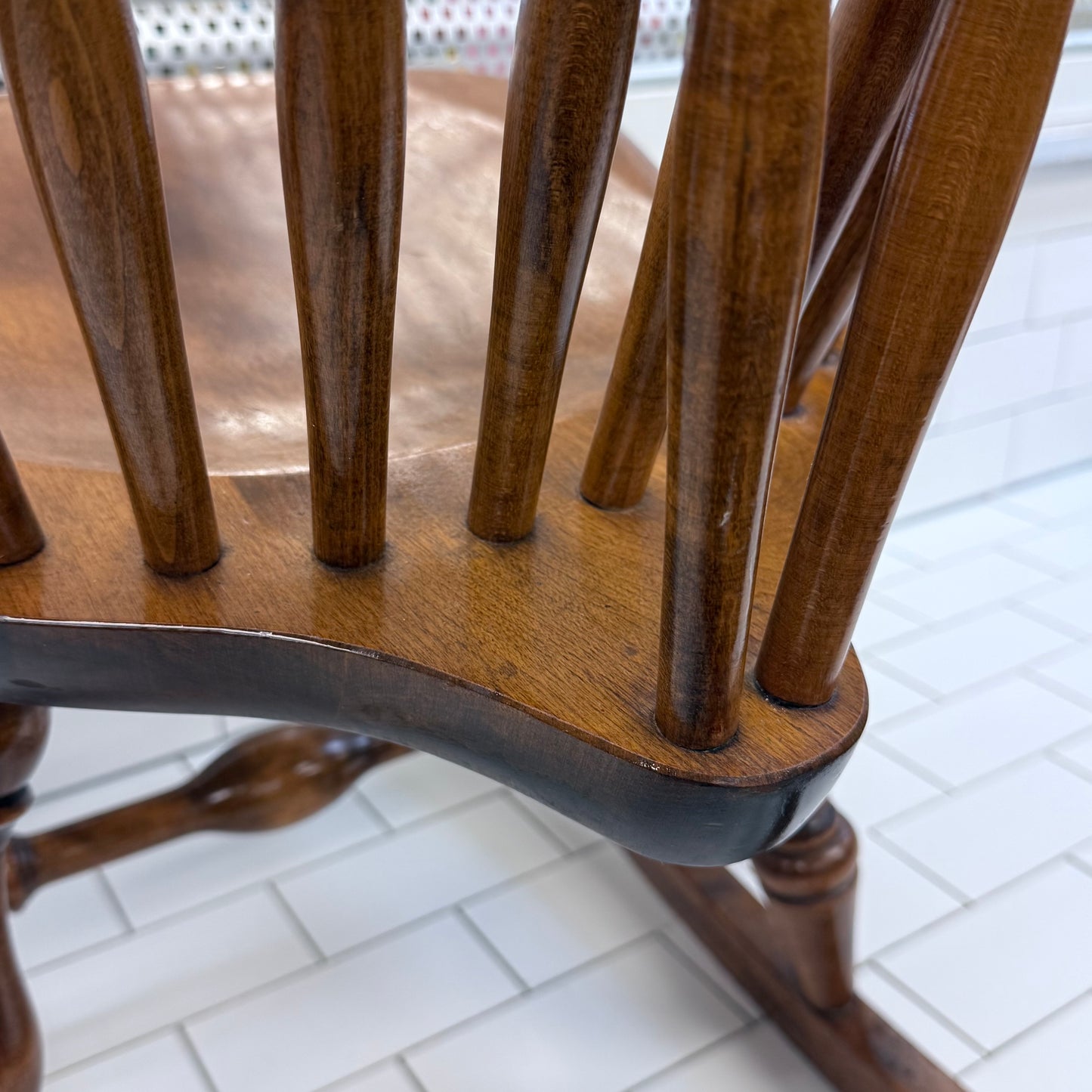 S. Bent & Bros Windsor Rocking Chair Vintage 1960s