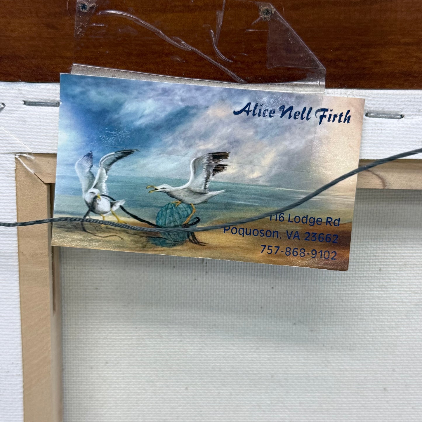 Alice Nell Firth Original Hummingbird Painting Signed