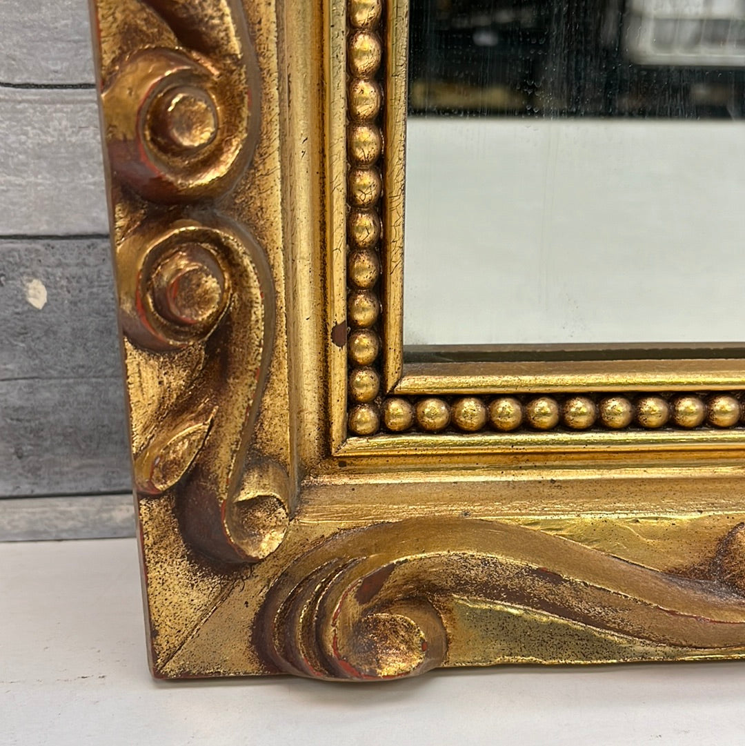 Gilded Rococo Revival Mirror 36"x24"