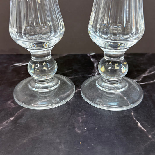 Cristal d’Arques Cut Lead Crystal Vases, Set of 2