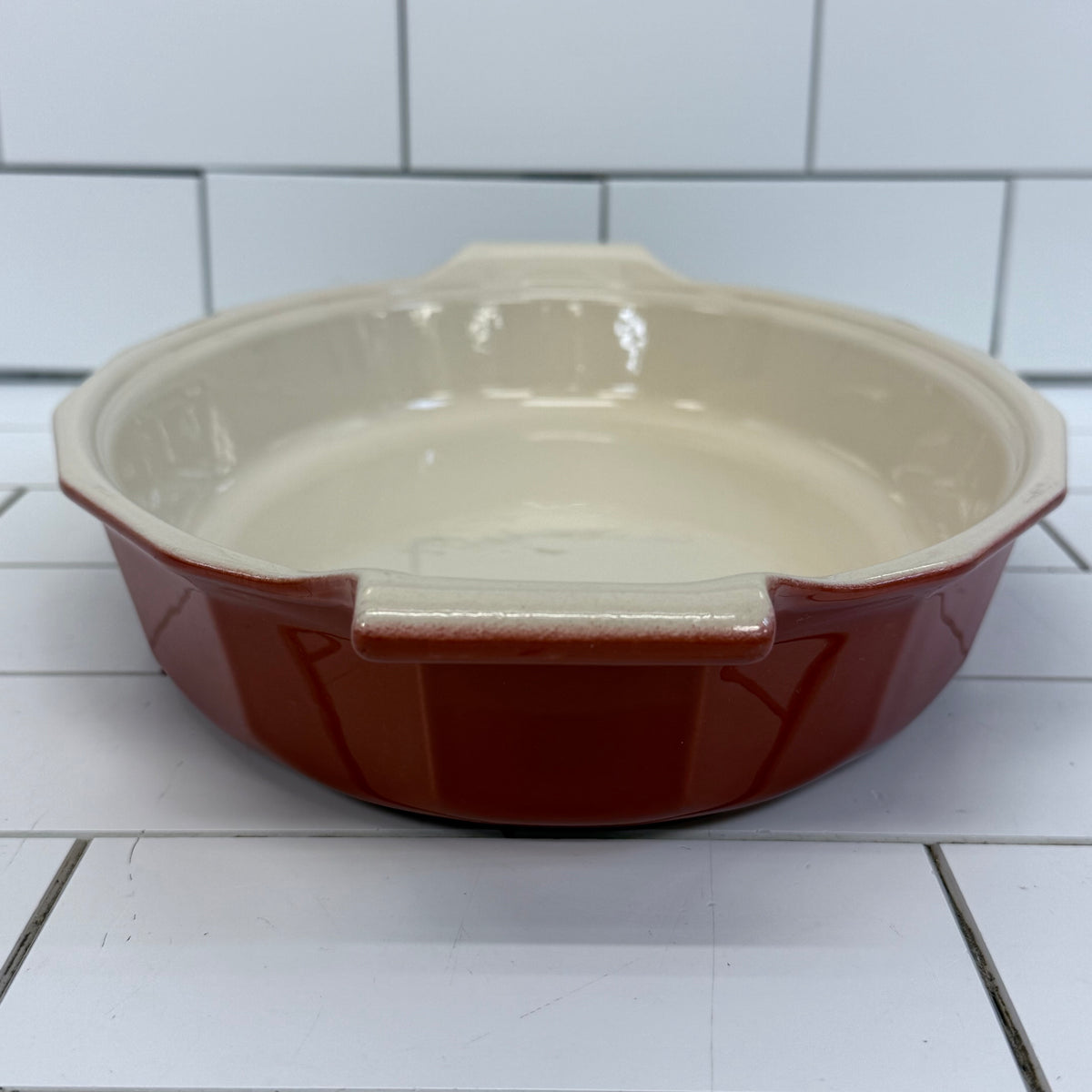 Emile Henry Williams-Sonoma Red Oval Ceramic Baking Dish