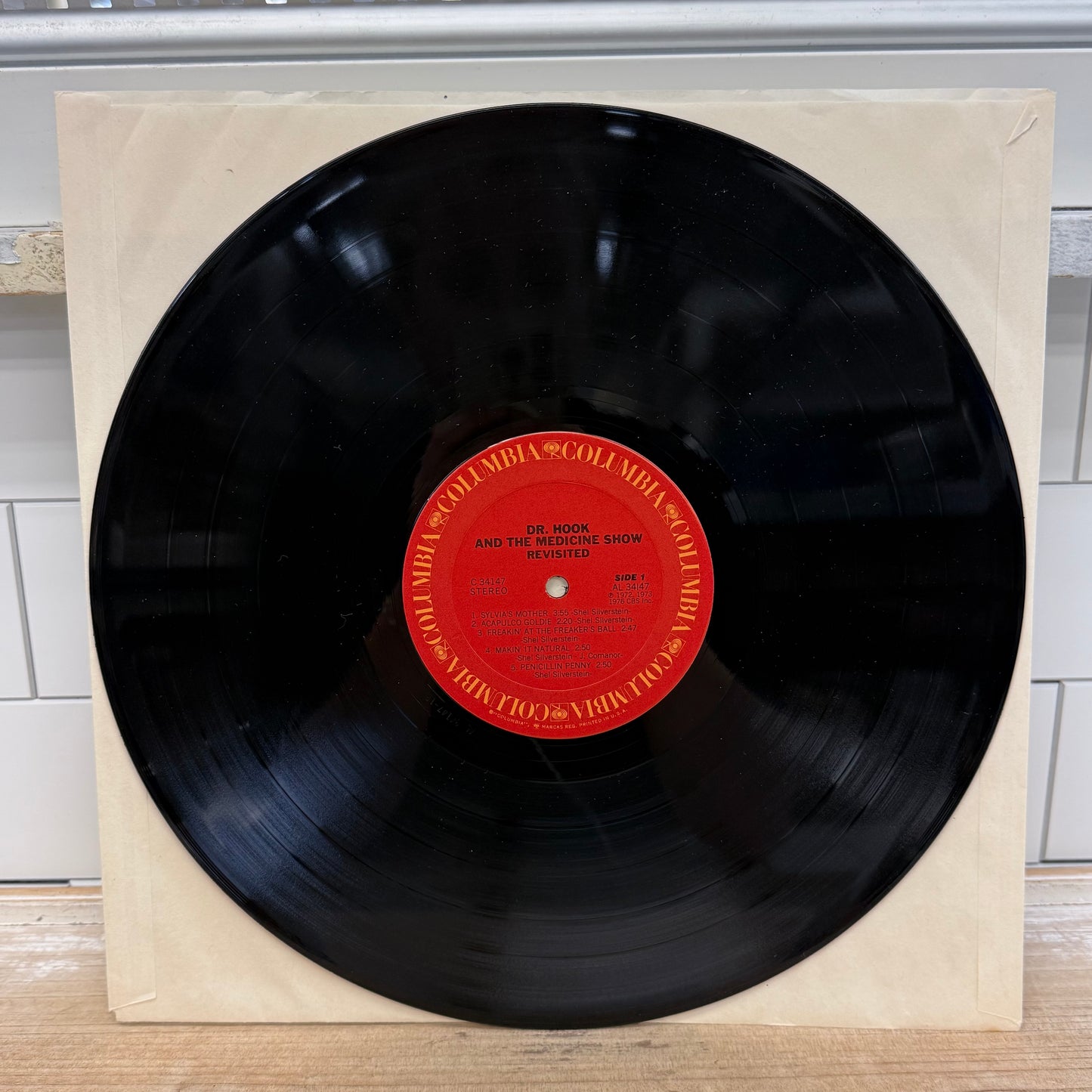 Dr. Hook & The Medicine Show Revisited Vinyl Record LP 1976