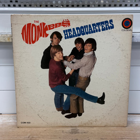 The Monkees Headquarters Vinyl LP 1967 Colgems #COM-103