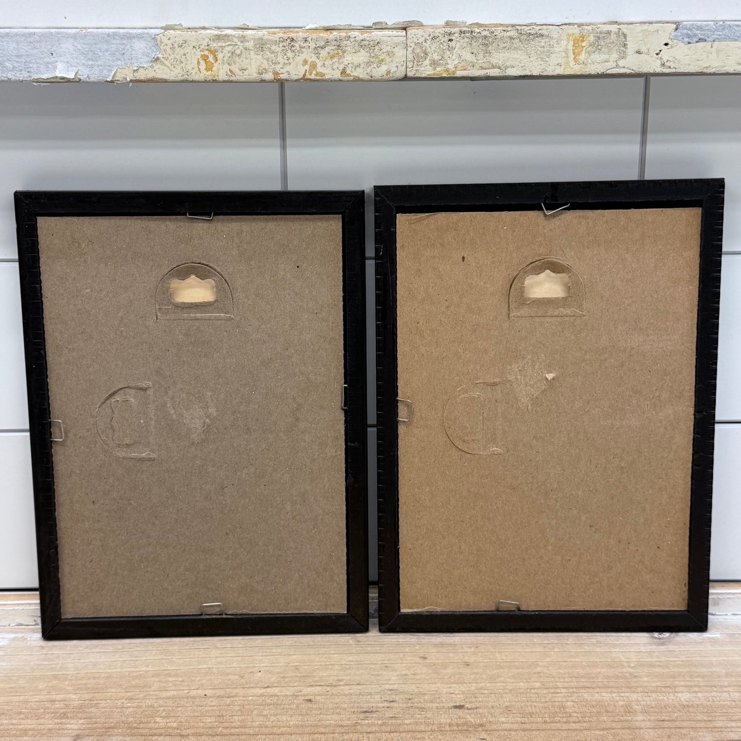 Vintage Williamsburg Virginia Silhouette Art Boy Girl Set