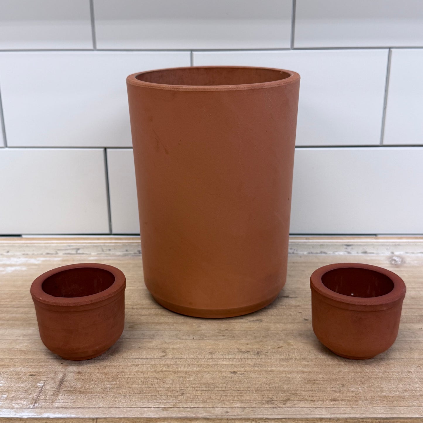Henry Watson Pottery Original Suffolk Jar & Egg Cup Set