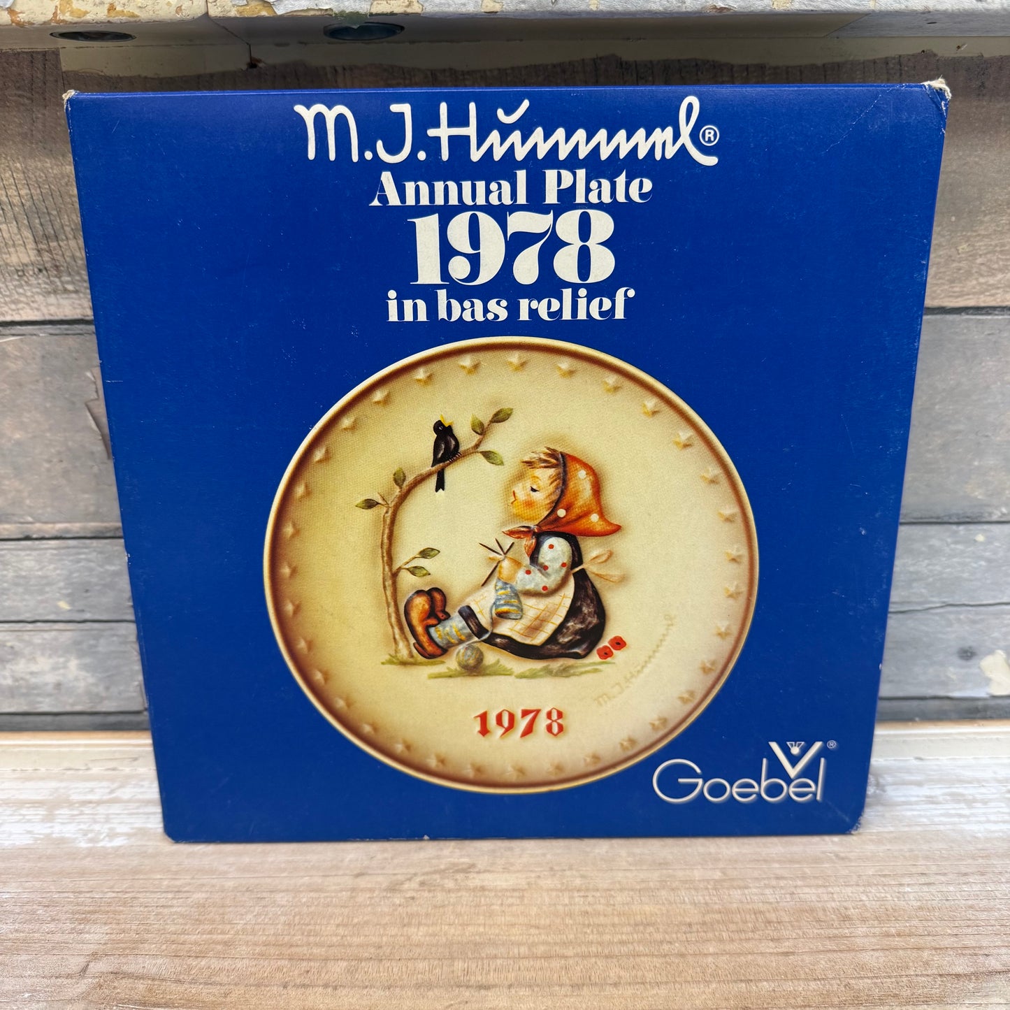 Goebel Hummel Happy Pastime Collector’s Plate in Box, 1978