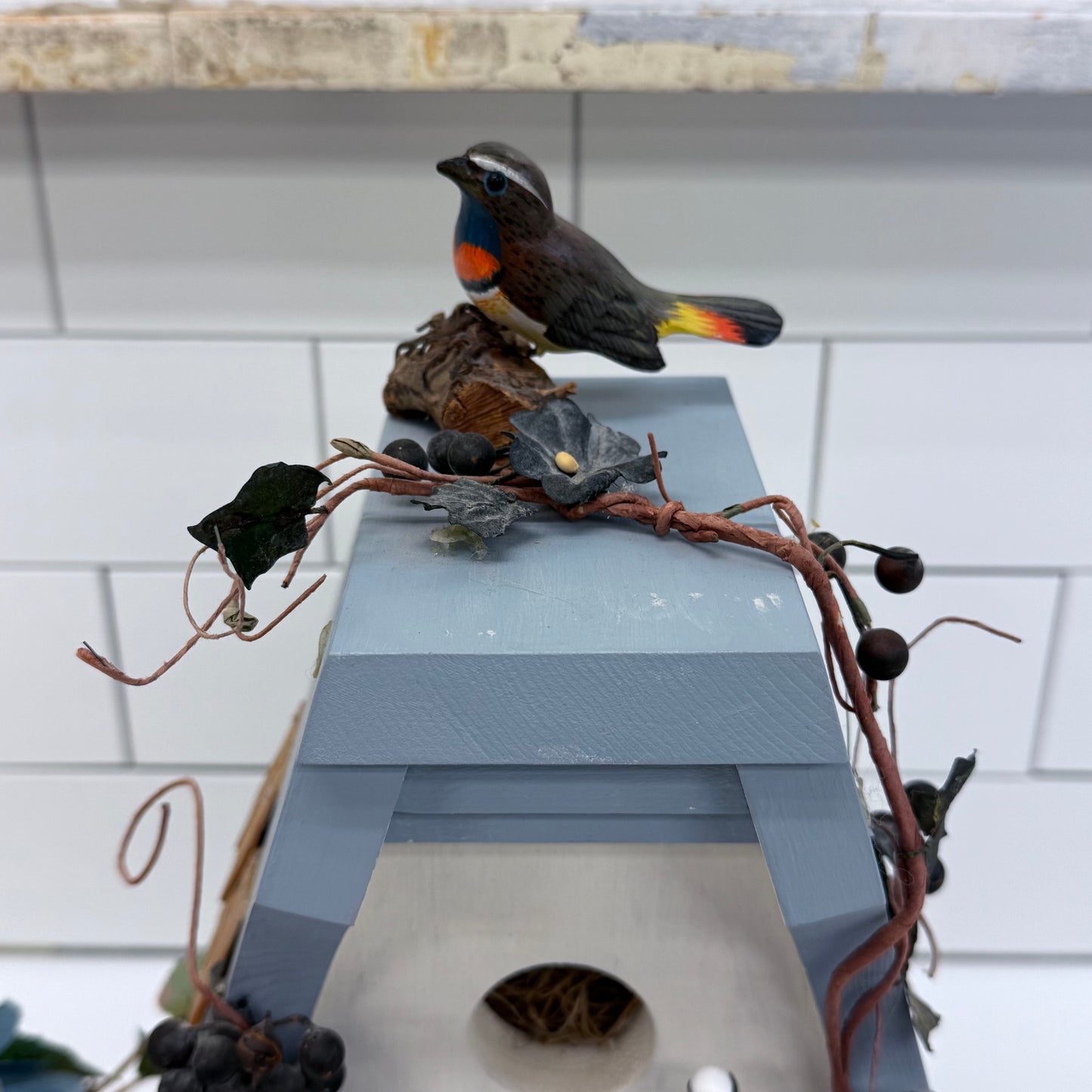Birdhouse Cottagecore Accent Lamp Decor