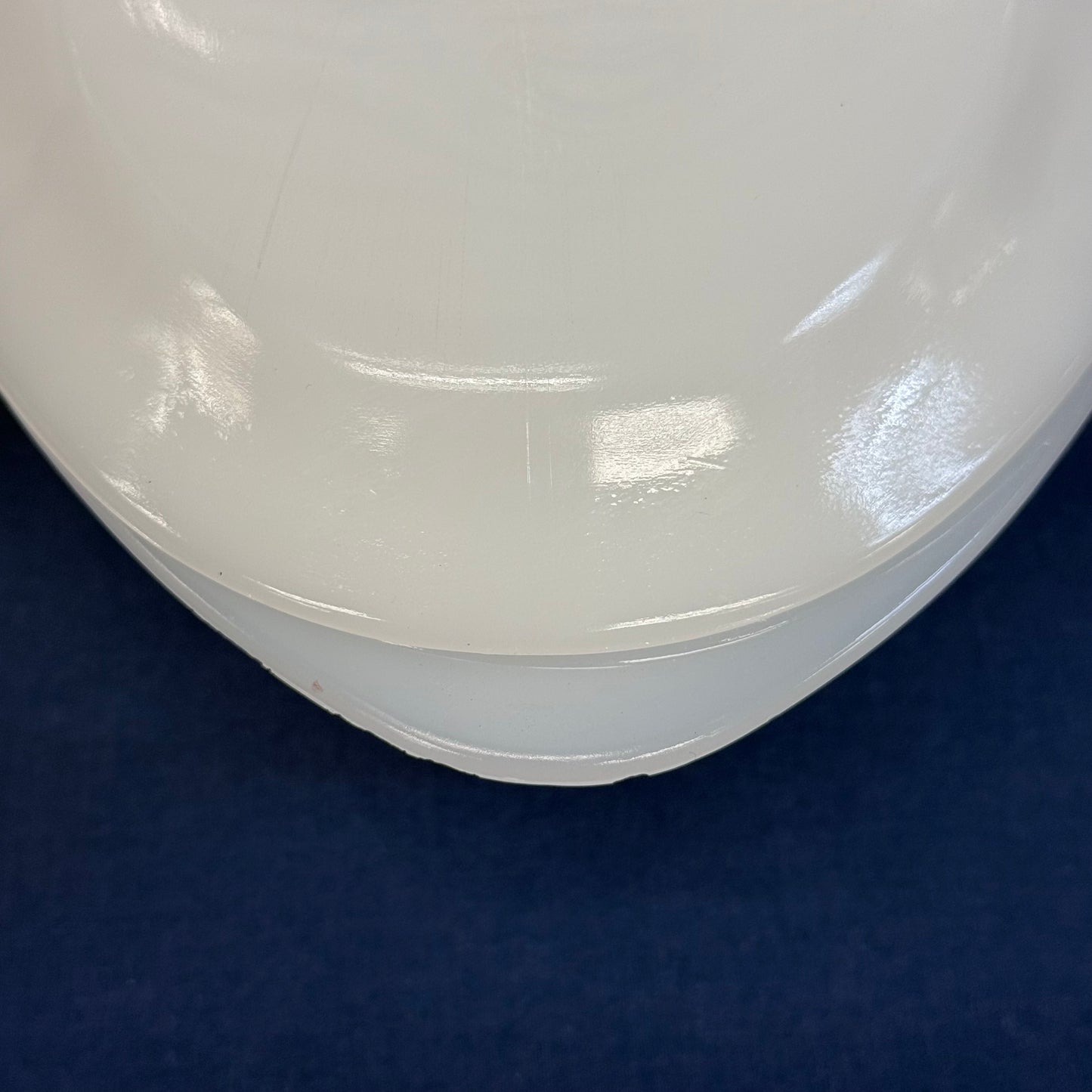 Glasbake Green Daisy Milk Glass Casserole Dishes Set of 2