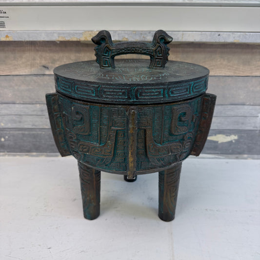 James Mont Style Bronze Ice Bucket