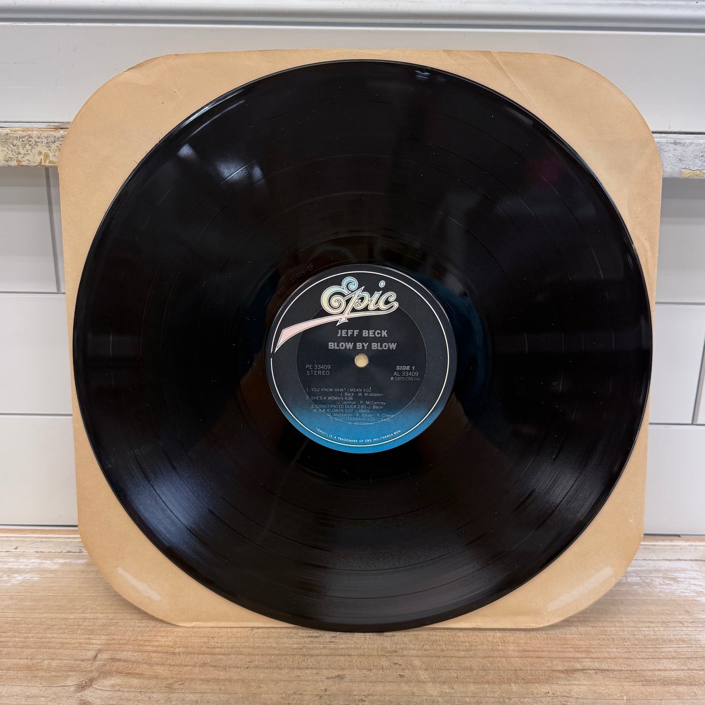 Jeff Beck Blow by Blow Vinyl Record 1975 LP