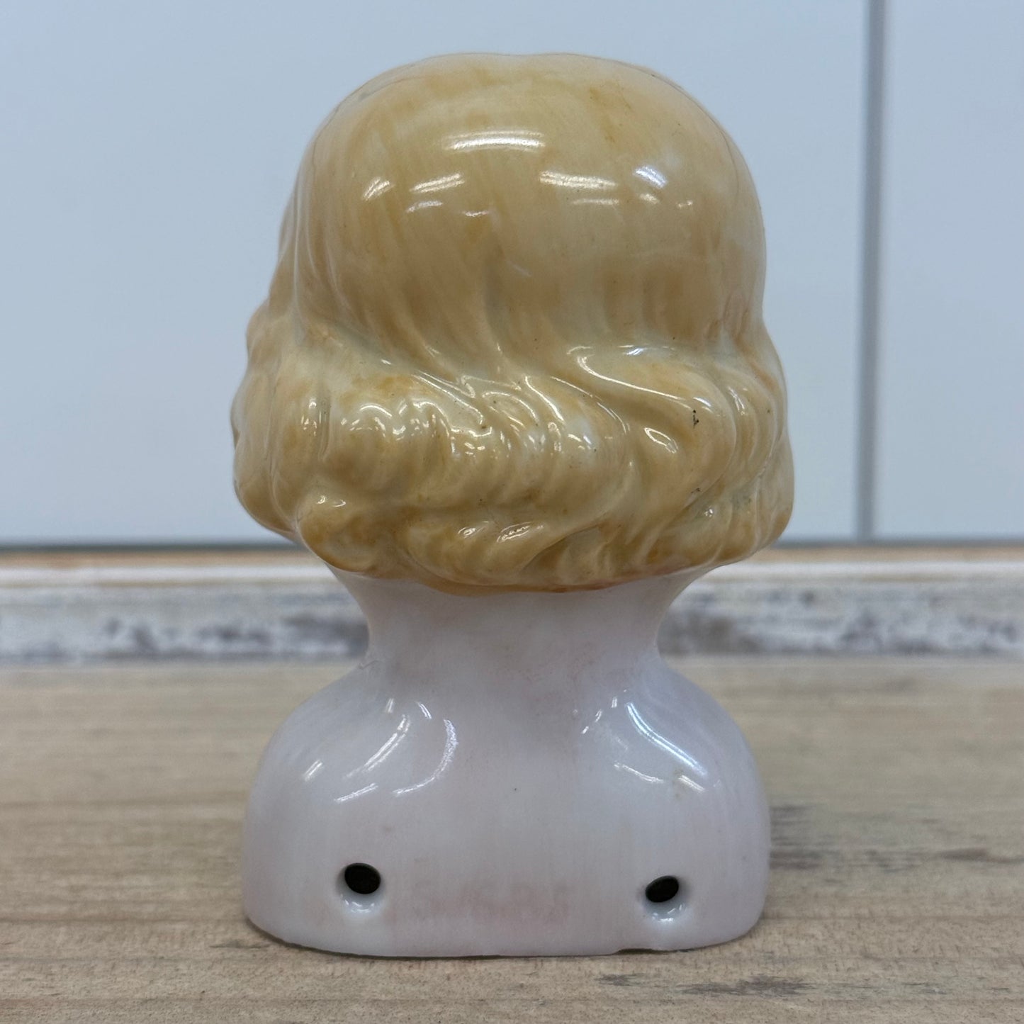 Porcelain Blonde China Doll Shoulder Head