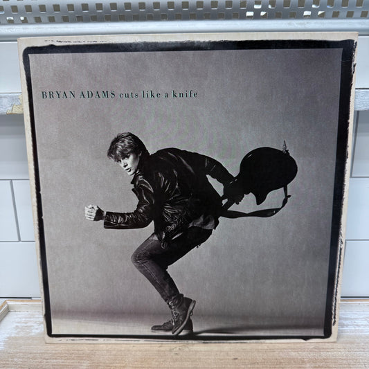 Bryan Adams Cuts Like a Knife Vinyl Record, 1983