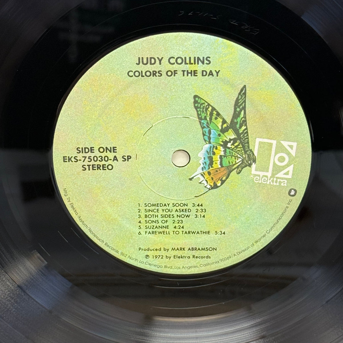 Judy Collins Colors of the Day Vinyl LP 1972 --EKS-75030