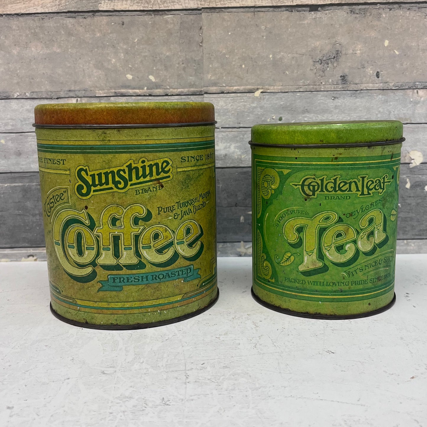 Ballonoff Metal Kitchen Canister Set of 4, 1977