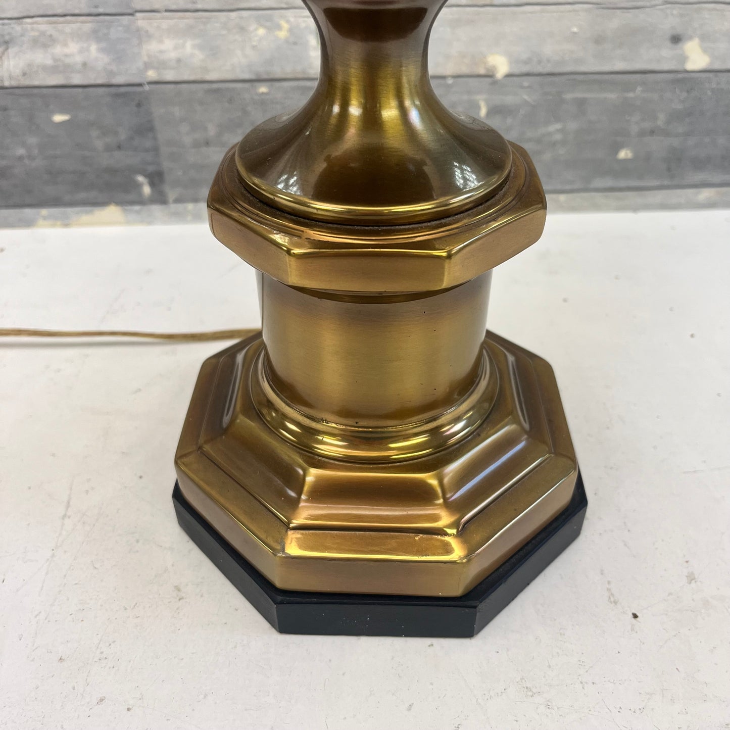 Stiffel Style Solid Brass Table Lamp