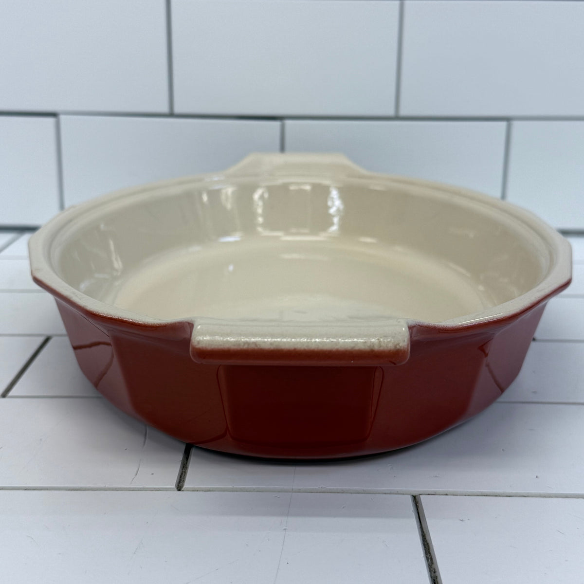Emile Henry Williams-Sonoma Red Oval Ceramic Baking Dish