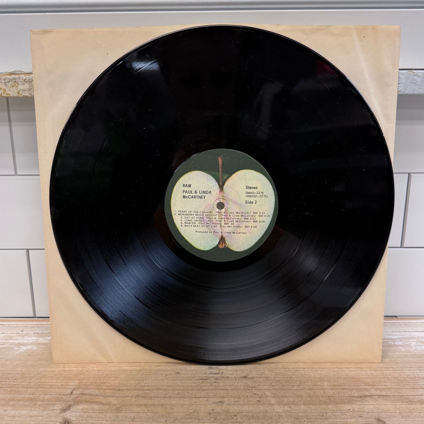 Paul & Linda McCartney Ram Vinyl Record LP 1971