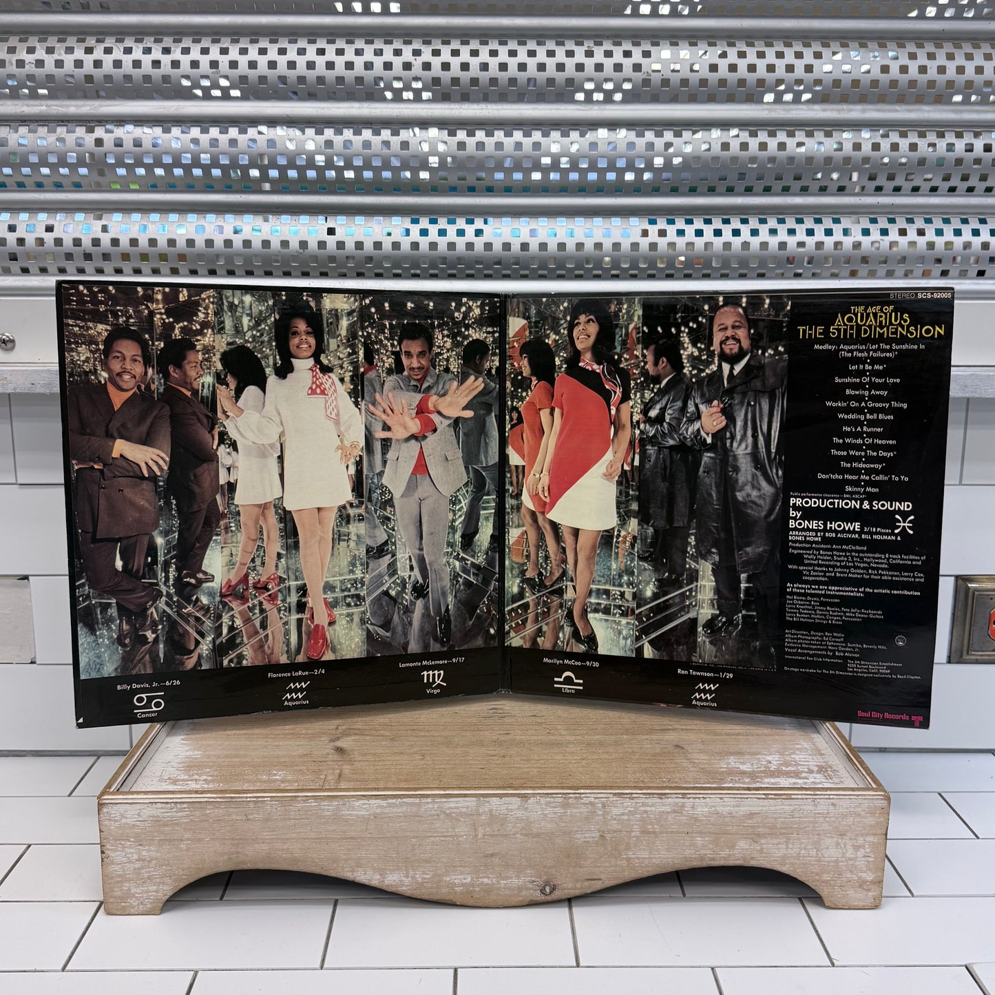 The 5th Dimension The Age of Aquarius Vinyl Record LP 1969 #SCS-92005