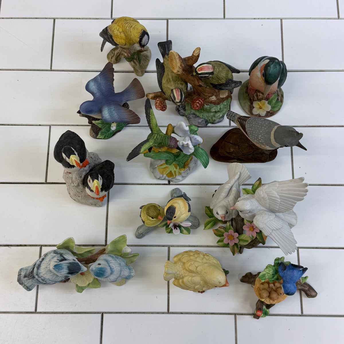 Vintage Bird Figurine Selection