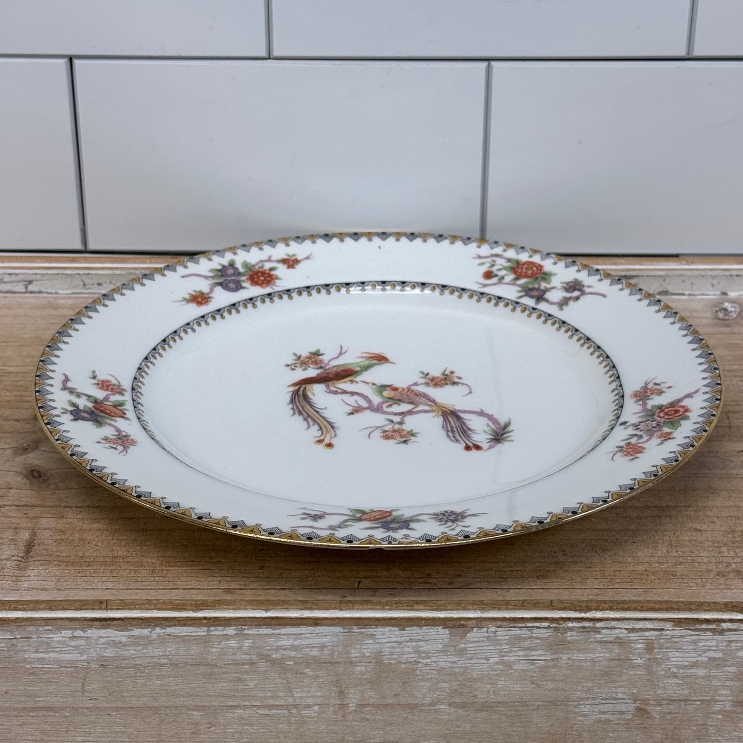 Bawo & Dotter Elite Works Limoges Bird Plate France 1900s