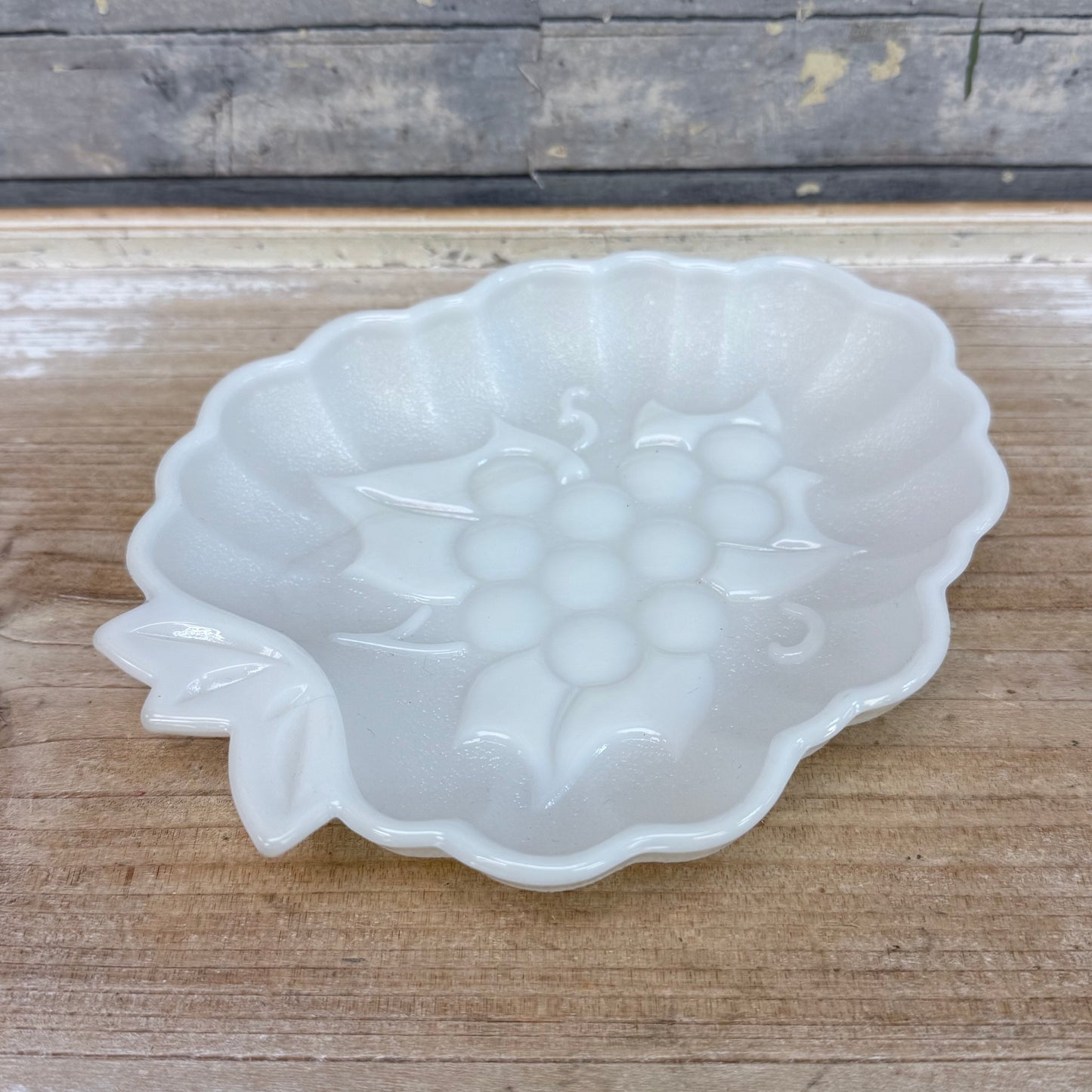 Embossed Grape Shaped Glass Dish Selection