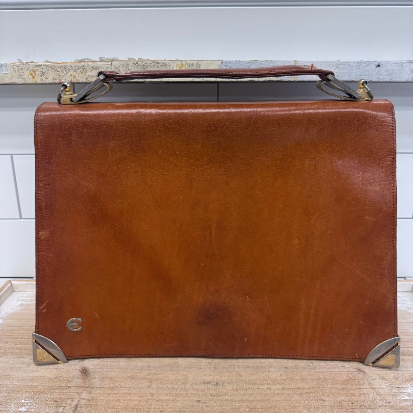 Rare Enzo Parma Italian Leather Satchel