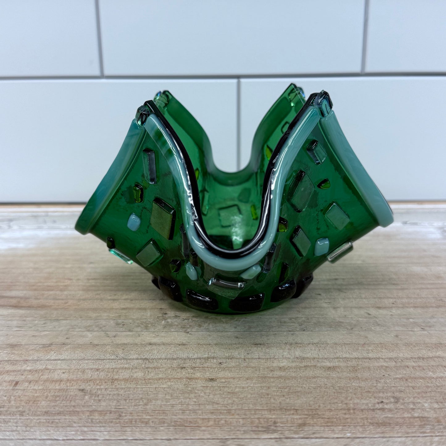 Murano Style Dish, Mosaic Glass