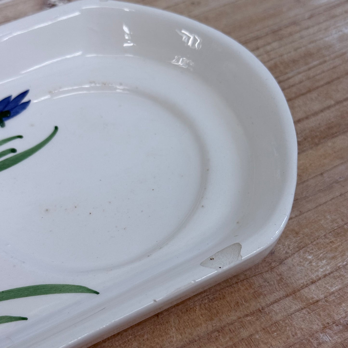 Hand Painted Floral Planter Pots & Tray Set Ceramic Garden Decor