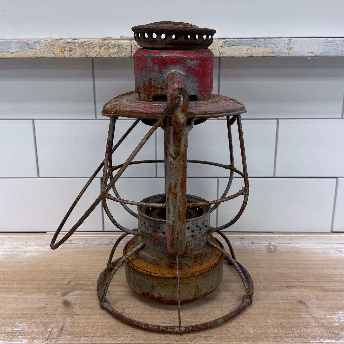 Dietz Vesta New York Central Railroad Kerosene Lantern Vintage