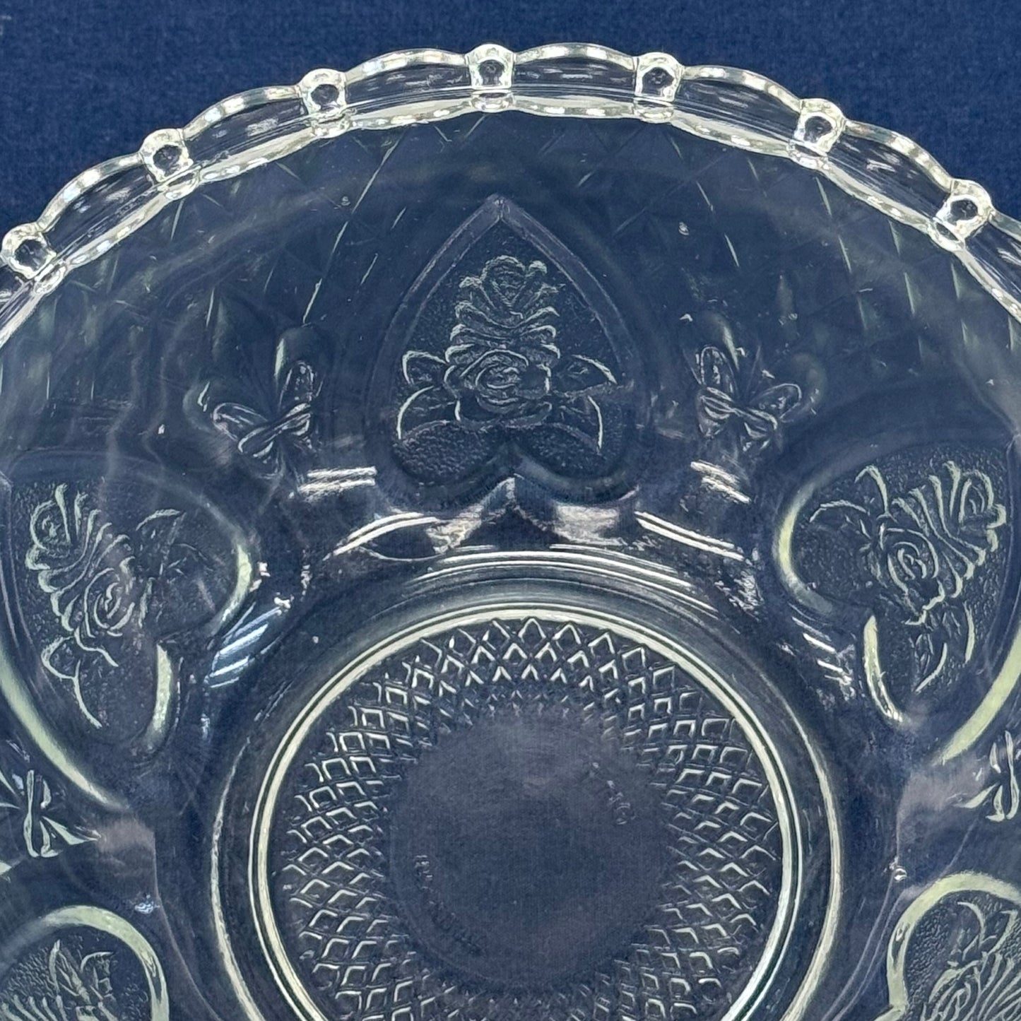 FNG Bowl, Pressed Glass
