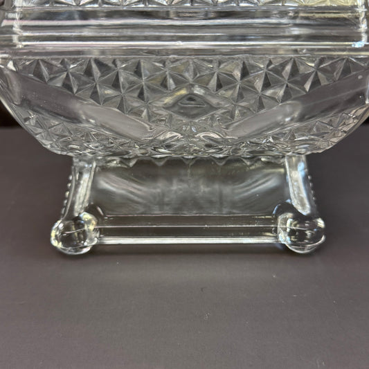 Adams & Co. Ashman Crossroads EAPG Lidded Compote, 1880s