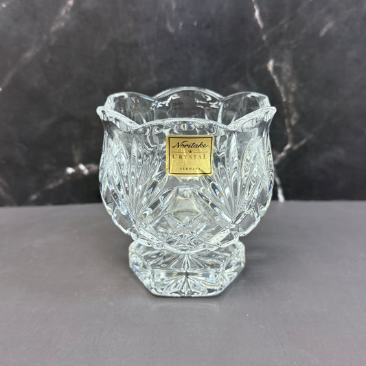 Noritake Hampton Hall Cut Crystal Votive Candle Holder