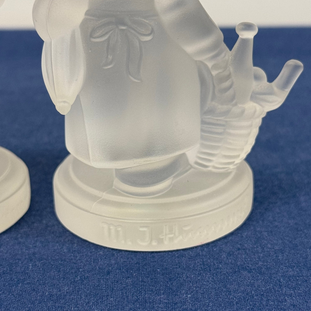 Goebel Germany Frosted Crystal Figurines Set of 7