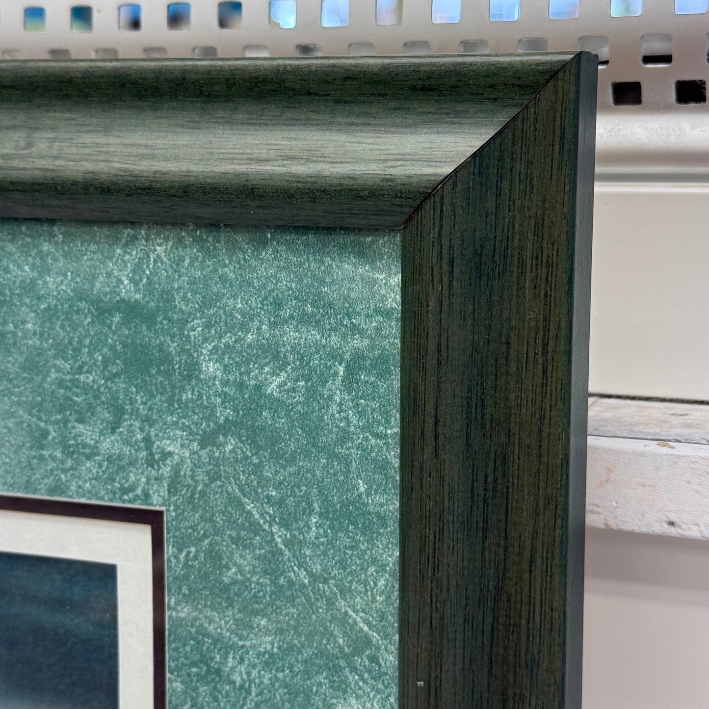 Karl Feng Art Print Leopard Frog , Framed Signed