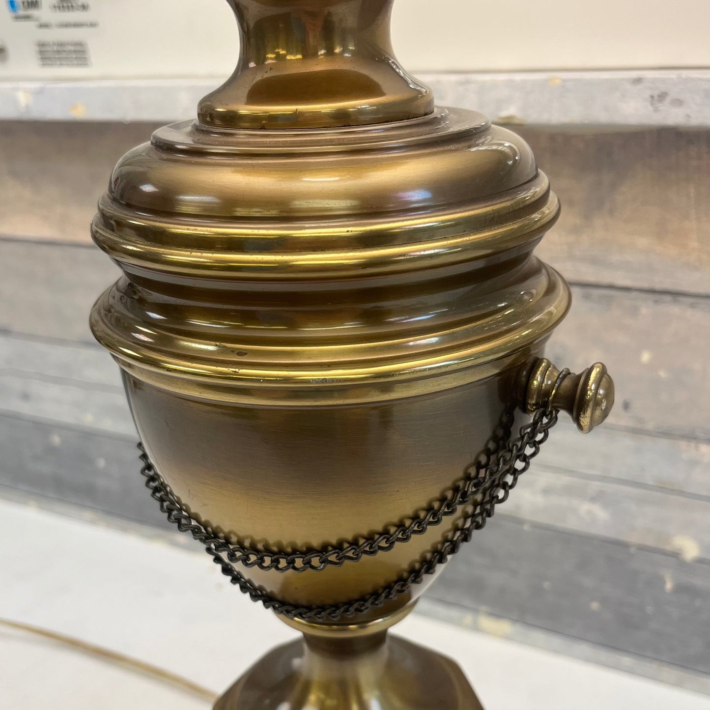 Stiffel Style Solid Brass Table Lamp