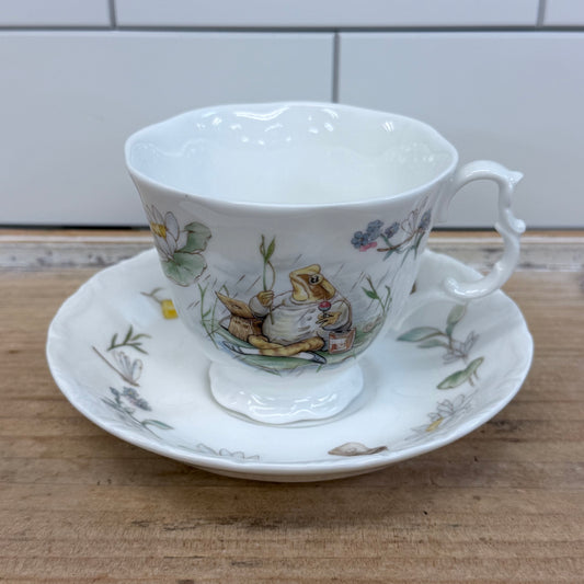 Royal Albert Beatrix Potter Jeremy Fisher Teacup & Saucer