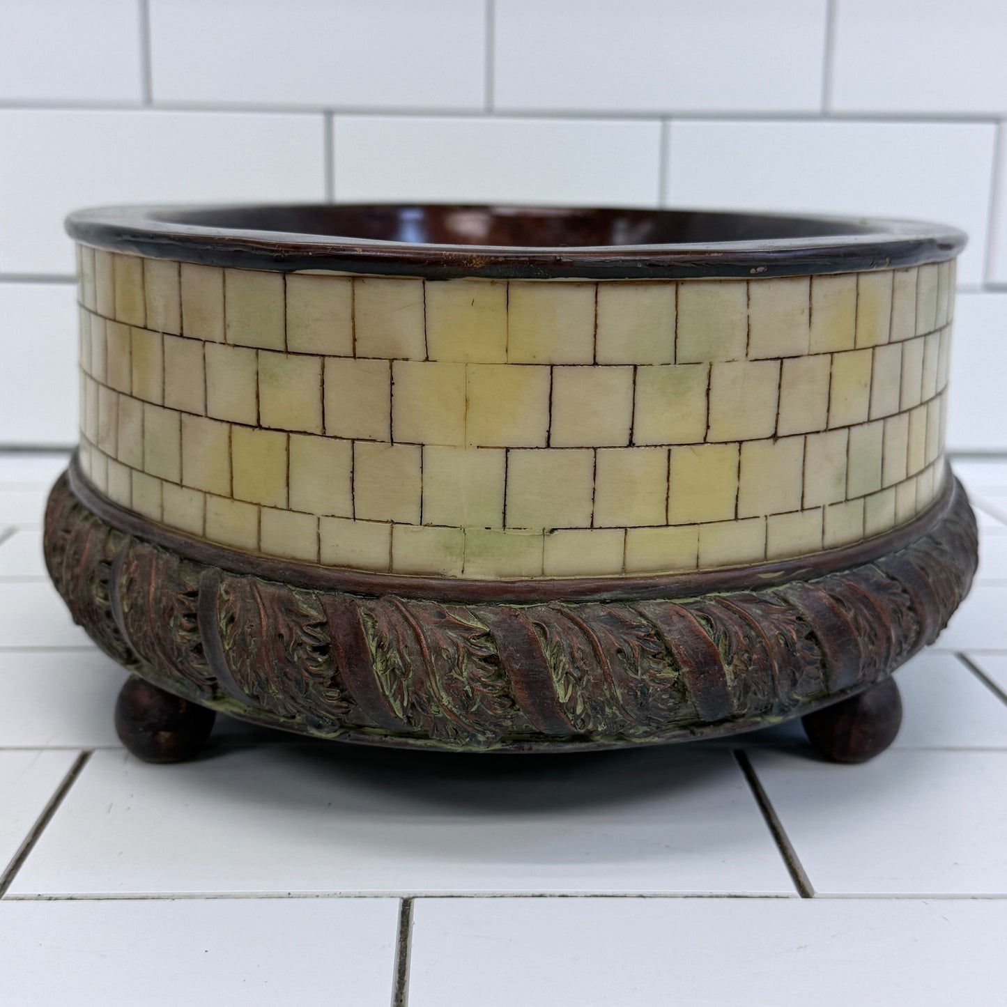 Mastercraft Hollywood Regency Centerpiece Bowl