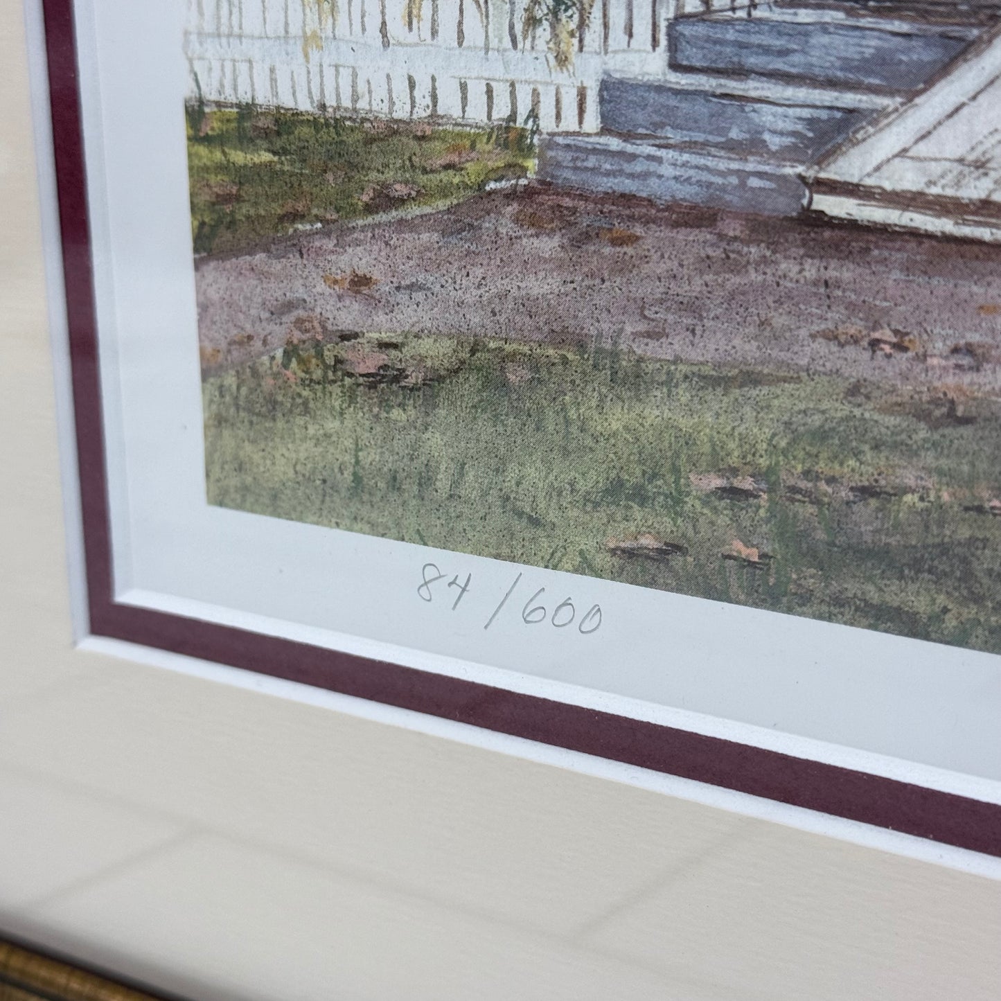 N. Hulshizer Isham Goddin Shop Williamsburg Print 1990s